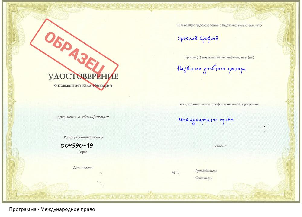 Международное право Нерюнгри